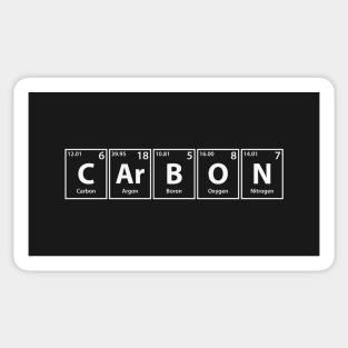 Carbon Elements Spelling Sticker